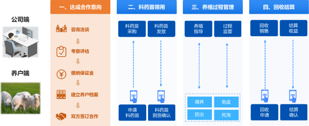 延伸公司+农户模式